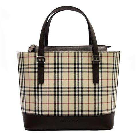 burberry brown leather classic shopping tote bag|burberry beige tote bag original.